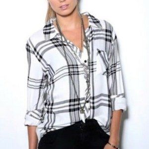 Rails Black and White Shirt (as seen on Flip or Flop's Christina Haack)